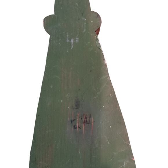 Handmade Christmas Wooden Santas Hand Painted 2 Unique, One of a Kind pieces - Picture 4 of 12